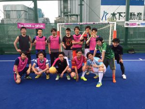 サービスと全く関係ありませんが、参加のきっかけとなったフットサル笑